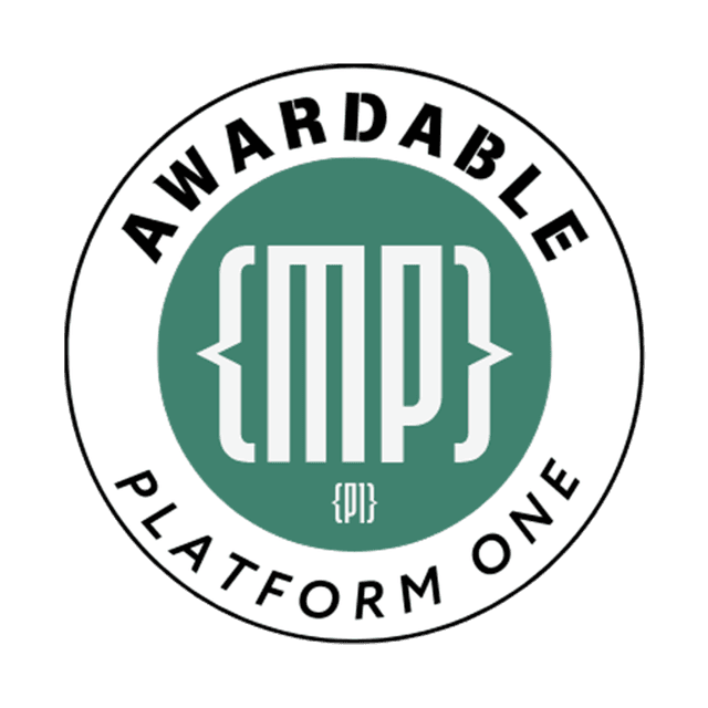 Awardable Platform One Badge